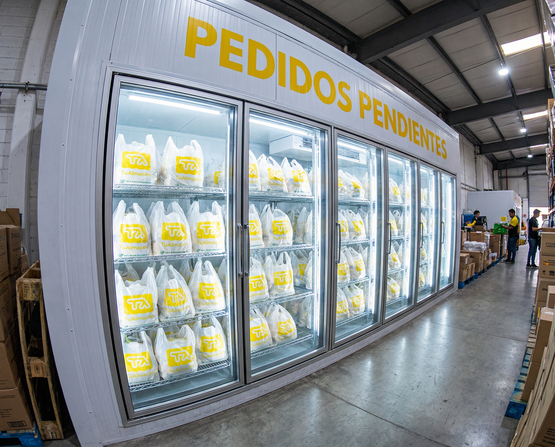 Cámaras de frío con pedidos pendientes
